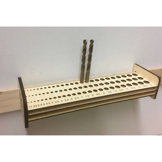 French Cleat Wandhalter für Bohrer, praktische Aufbewahrungslösung für Werkstatt und Werkzeug. www.modellbau.store