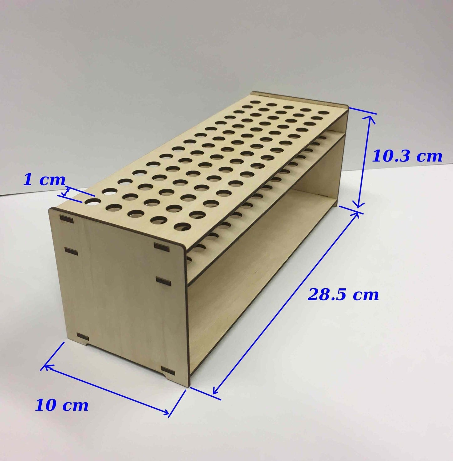 Pinselhalter für 75 Pinsel aus Holz, ideal für Modellbau und Miniaturen www.modellbau.store