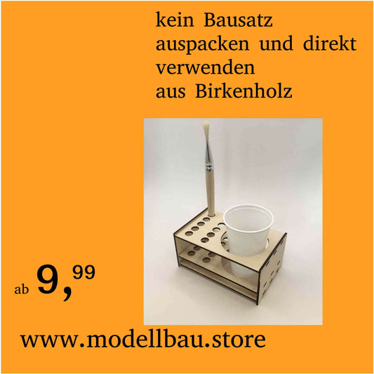Pinselhalter speziell für Aquarellmalerei mit Wassertasse – Ordnung & Kreativität