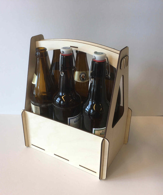 Bierbox Bierträger für 6 Flaschen