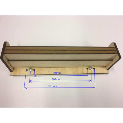 Bohrerhalter für 1-13mm Bohrer an Holzdeko-Lasercut-Gravur Pegboard Lochwand, praktische Befestigung für Werkzeuge
