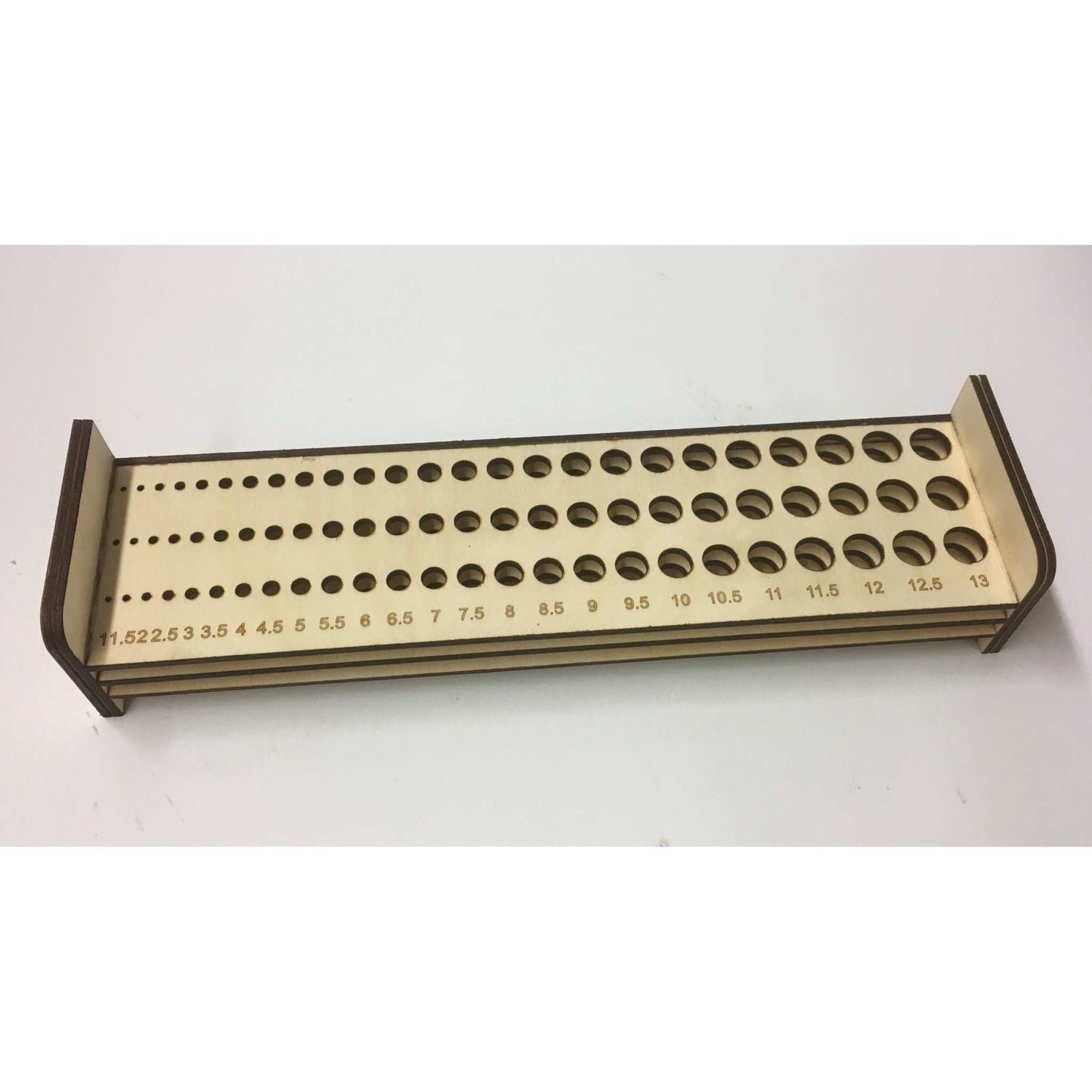 Bohrerhalter für 1-13mm Bohrer an Holzdeko-Lasercut-Gravur Pegboard Lochwand, praktische Werkzeugaufbewahrung