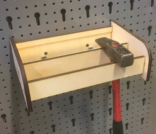 Werkzeughalter für Hammer Hammerhalter für Lochwand Skadis Küpper Pegboard