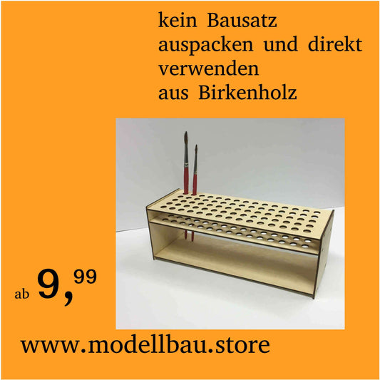 pinselhalter modellbau schule malen holz pinsel makeup 
