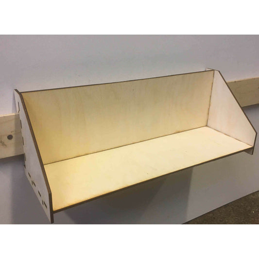 Holzregal für French Cleat Leisten www.modellbau.store