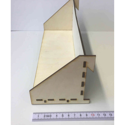Holzregal für French Cleat Leisten www.modellbau.store